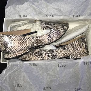 ABLE Snake Skinned Lizbeth Loafer